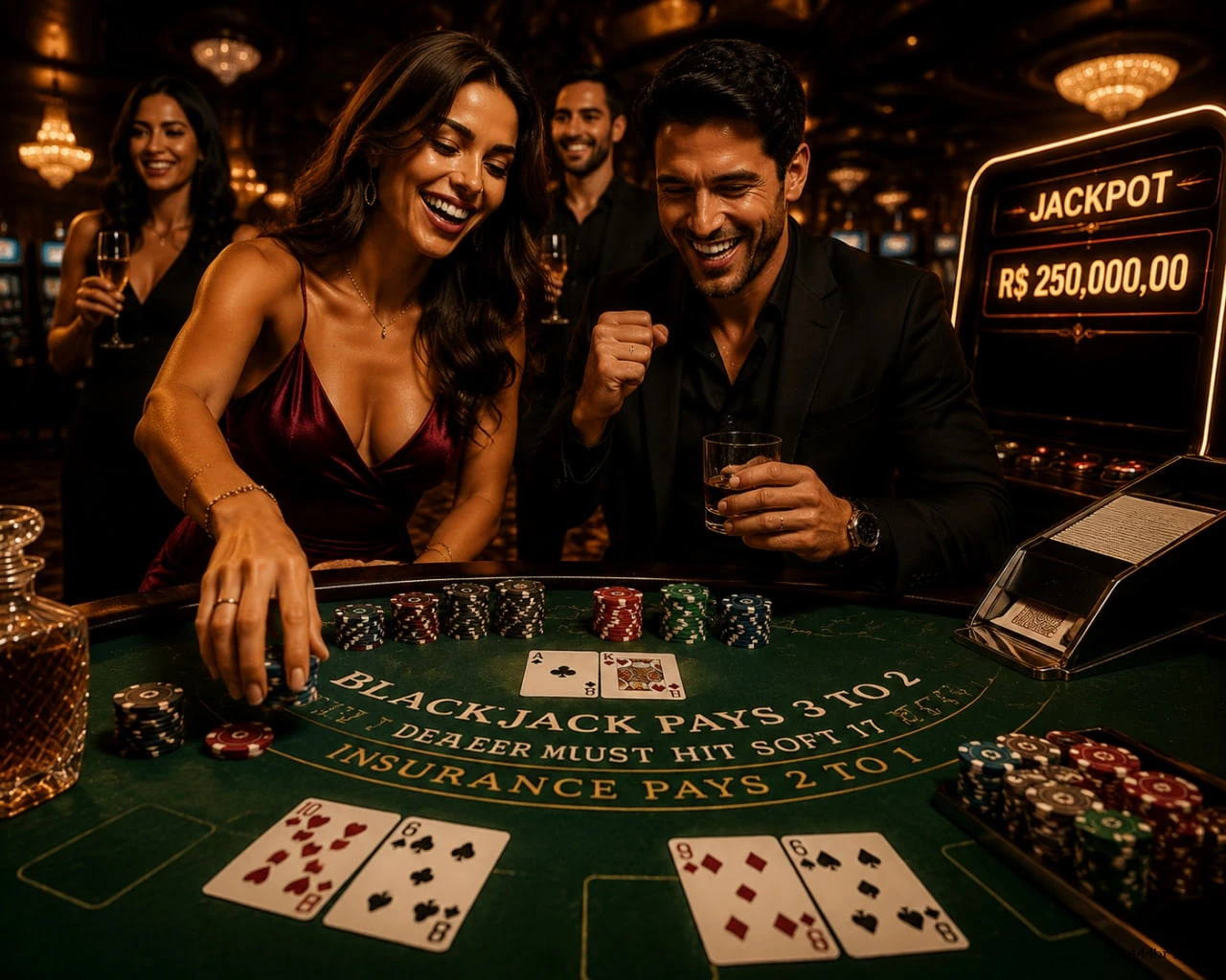 Imagem promocional do cassino online da Pp444 mostrando jogos ao vivo